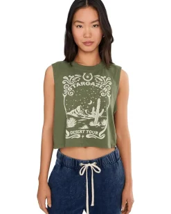 Spiritual Gangster Stargazer Spirit Crop Tank Women's