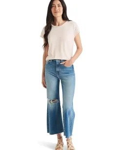 Splendid Arlo Sandwash Jersey Crew Tee Women's