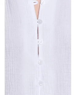 Splendid Ava Gauze Button Tank Women's