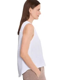 Splendid Ava Gauze Button Tank Women's