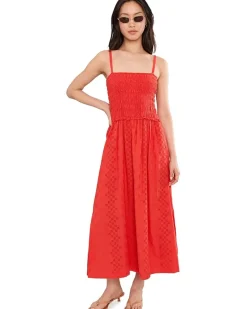 Splendid Kenzie Geo Eyelet Dress Women's