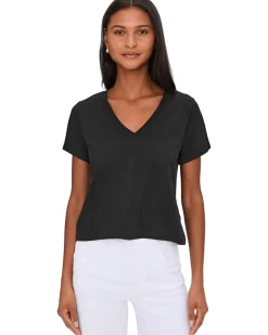 Splendid Louisa V-neck Short Sleeves Tee Women's