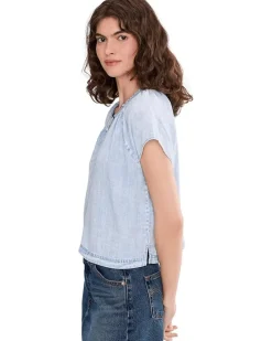 Splendid Meadow Indigo Blouse Women's