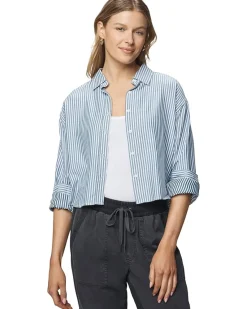 Splendid Nora Stripe Button-Down Women's
