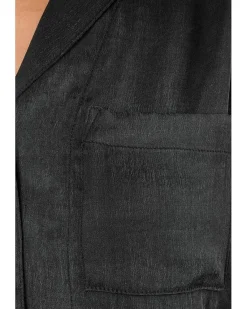 Splendid Serena Satin Button-Down Women's