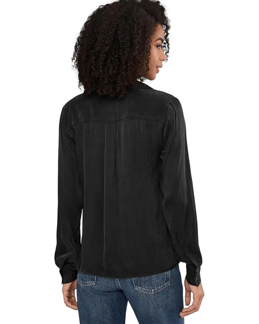 Splendid Serena Satin Button-Down Women's