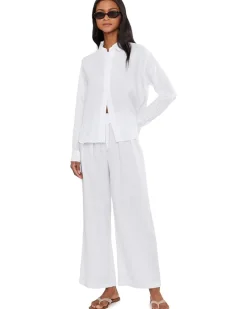 Splendid Stella Linen Button-Down Women's