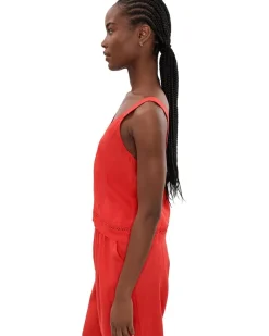 Splendid Stella Linen Trim Tank Women's