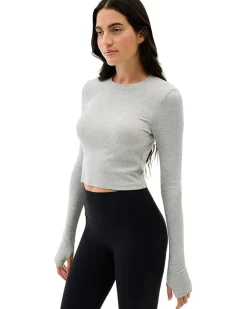 Splits59 Louise Rib Long Sleeve Crop Women's
