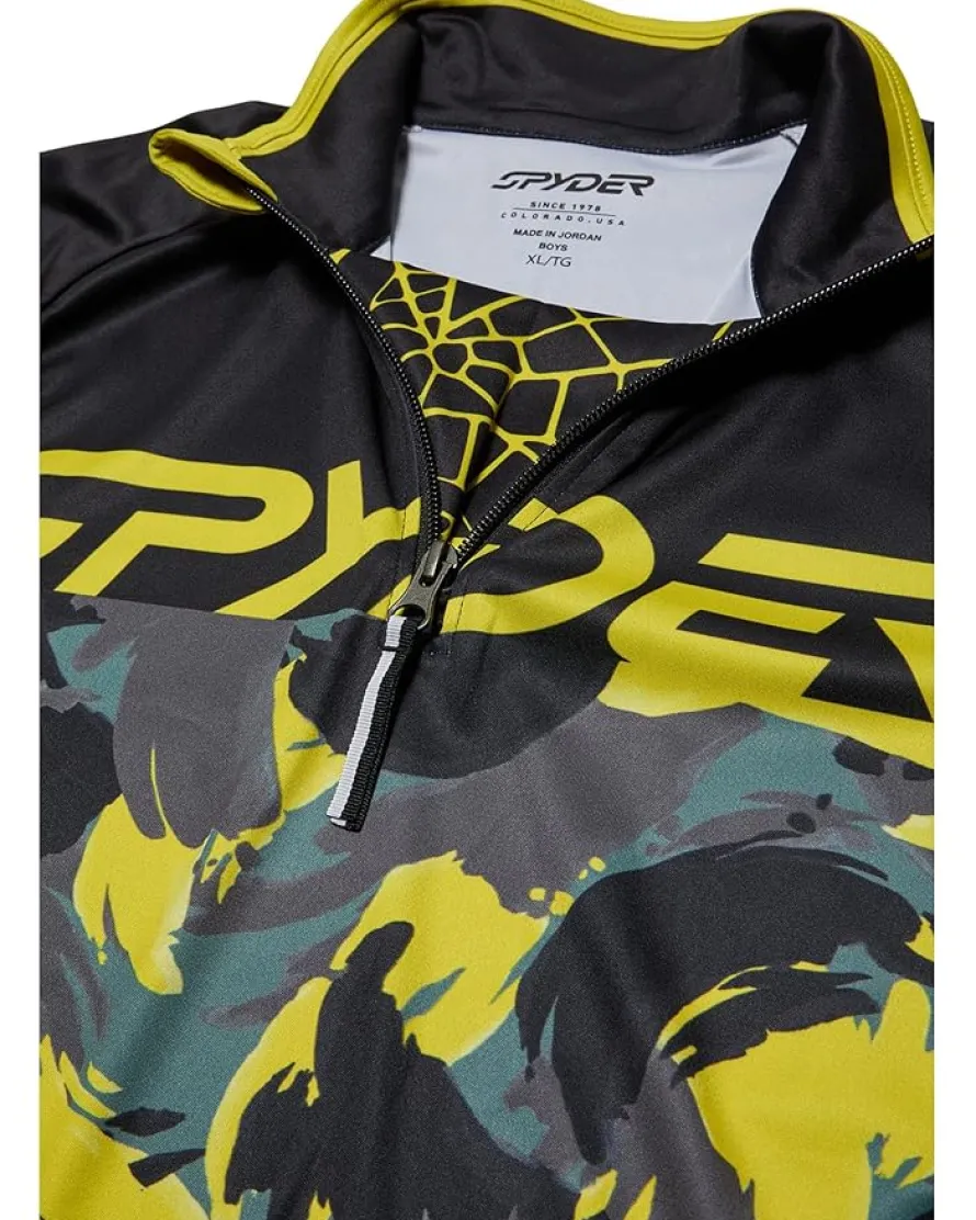 Spyder Kids Camo 1/2 Zip Top (Big Kid)