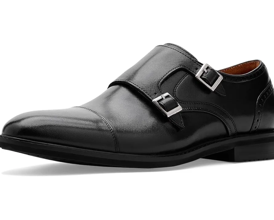 Stacy Adams Boswell Cap Toe Double Monk Strap Men's