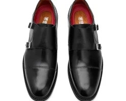 Stacy Adams Boswell Cap Toe Double Monk Strap Men's
