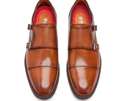 Stacy Adams Boswell Cap Toe Double Monk Strap Men's
