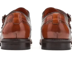 Stacy Adams Boswell Cap Toe Double Monk Strap Men's