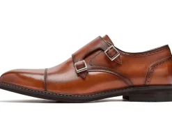 Stacy Adams Boswell Cap Toe Double Monk Strap Men's