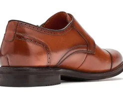 Stacy Adams Boswell Cap Toe Double Monk Strap Men's