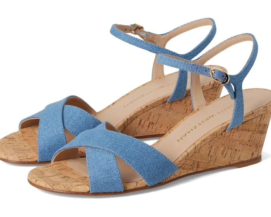 Stuart Weitzman Dayna Demi Wedge Women's