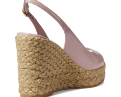 Stuart Weitzman Island Peep-Toe Espadrille Wedge Women's