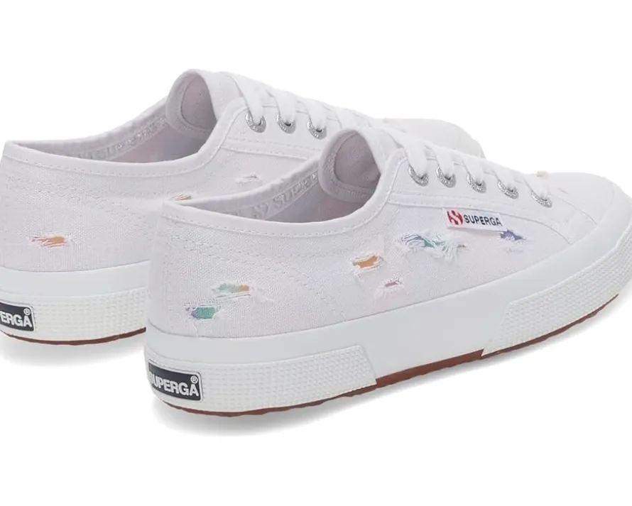 Superga 2750 Ripped Multicolor Cotton Women's