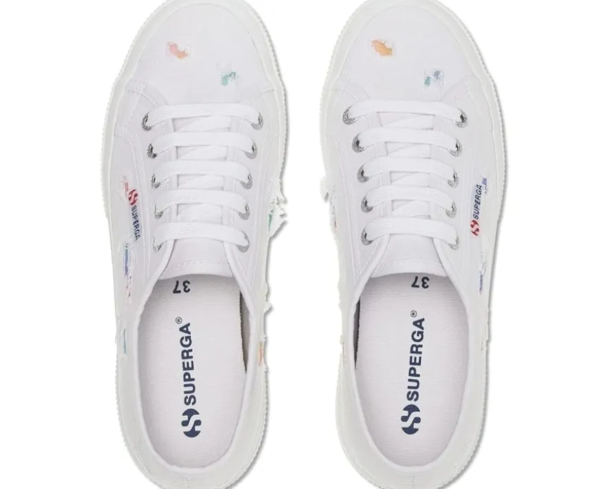 Superga 2750 Ripped Multicolor Cotton Women's