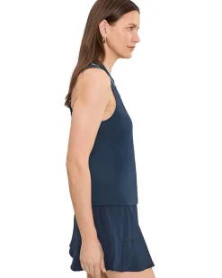tasc Performance Sleeveless Fitted Pique Polo Women's