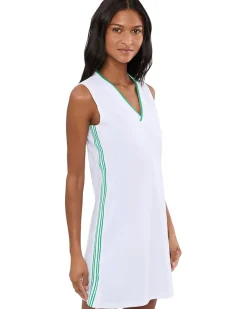 tasc Performance Sleeveless Pique V-neck Dress Women's