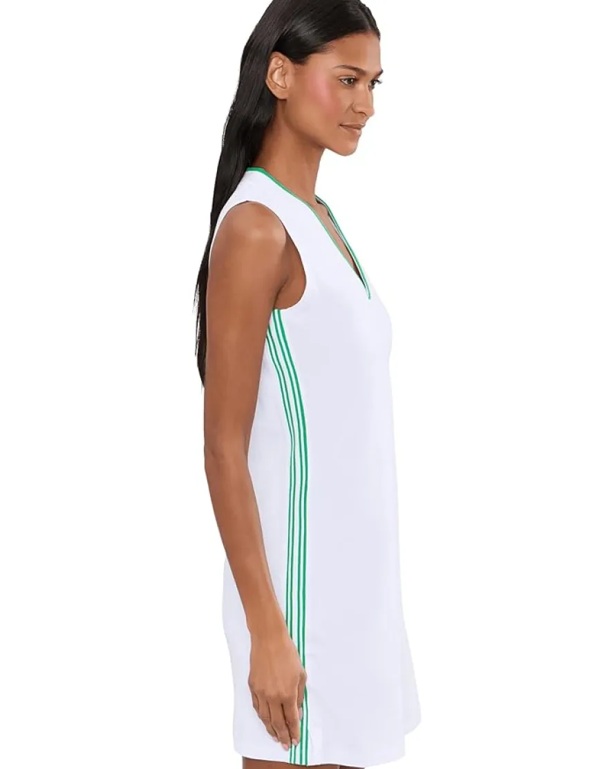 tasc Performance Sleeveless Pique V-neck Dress Women's