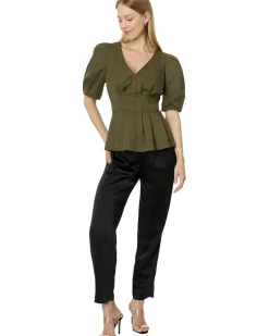 Ted Baker Burdur Stitch Detail Puff Sleeve Top Women's
