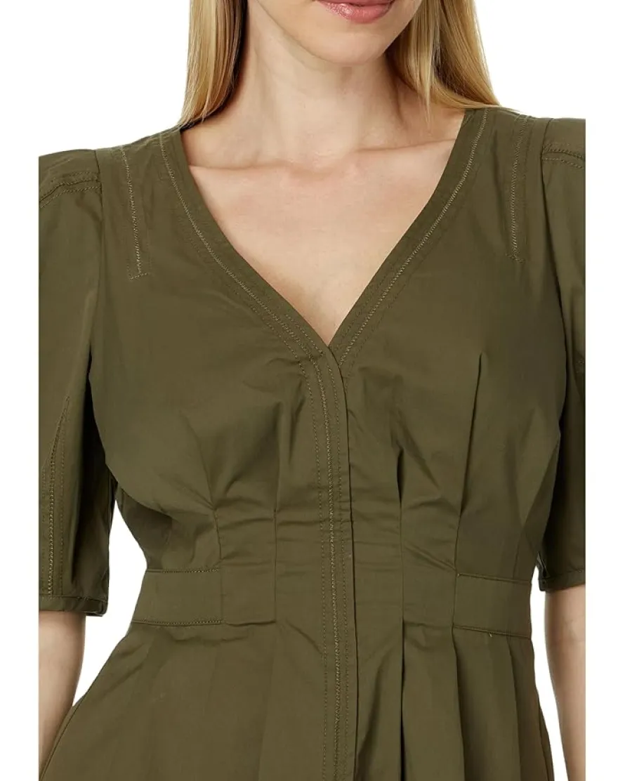 Ted Baker Burdur Stitch Detail Puff Sleeve Top Women's