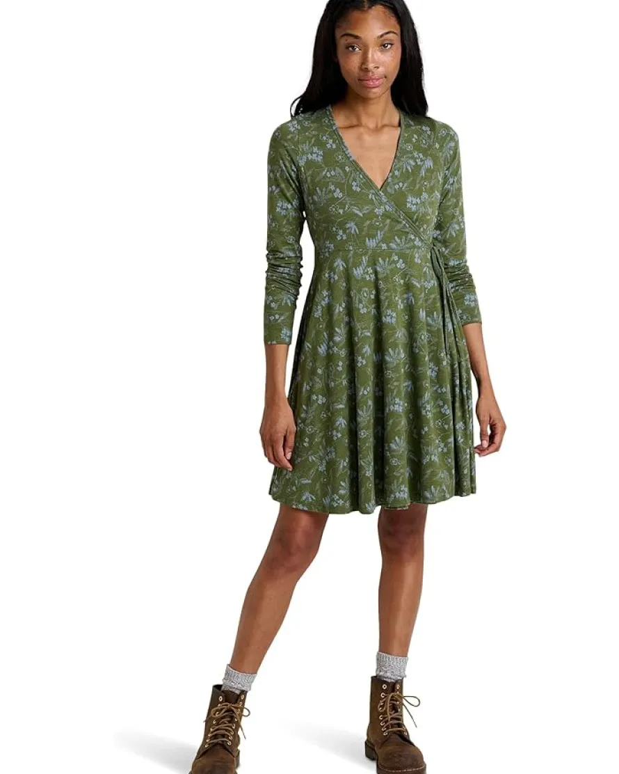 Toad&Co Freesia Wrap Long Sleeve Dress Women's