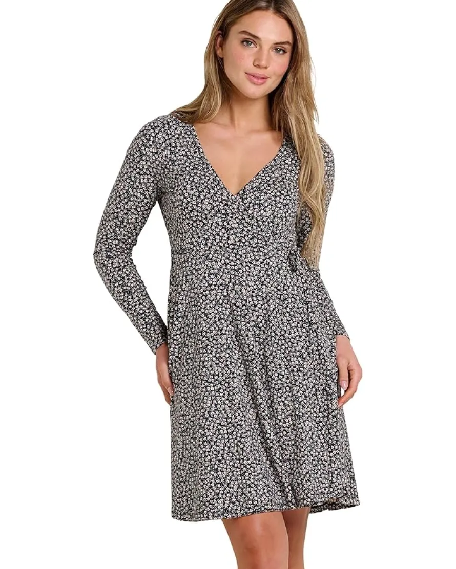 Toad&Co Freesia Wrap Long Sleeve Dress Women's