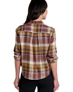 Toad&Co Re-Form Flannel Boxy Long Sleeve Shirt Women's