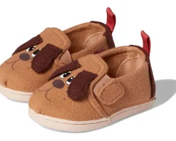 TOMS Kids Felt Pound Puppy Tiny Twin Gore Alpargata (Toddler/Little Kid)