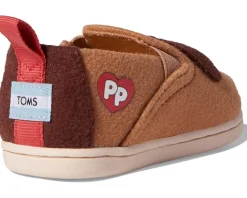 TOMS Kids Felt Pound Puppy Tiny Twin Gore Alpargata (Toddler/Little Kid)