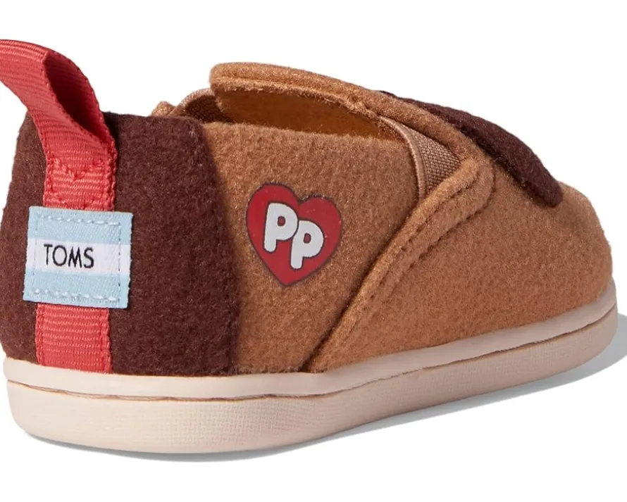 TOMS Kids Felt Pound Puppy Tiny Twin Gore Alpargata (Toddler/Little Kid)