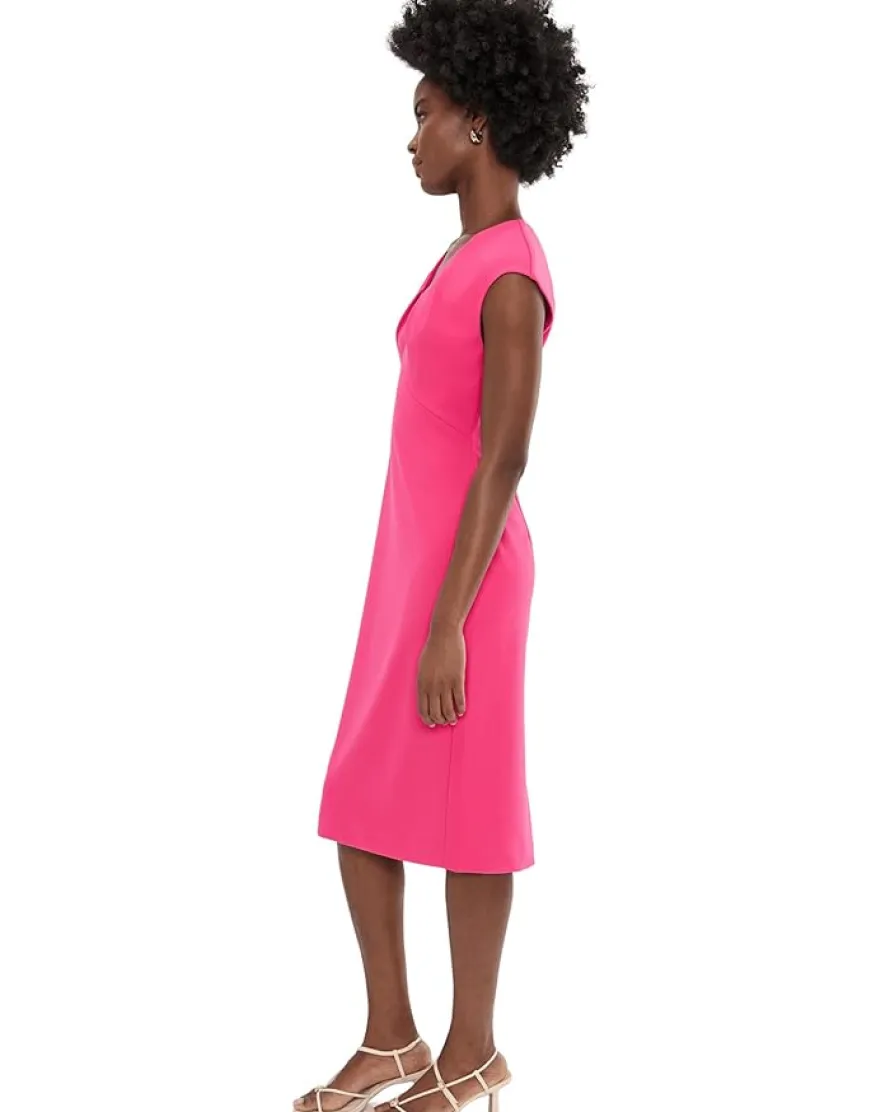Trina Turk Cap Sleeve V-Neck Dress Women's