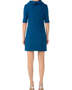 Trina Turk Drape Neck Straight Fit Dress Women's