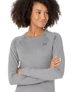 Under Armour Authentics Long Sleeves Crew Neck T-Shirt Women's