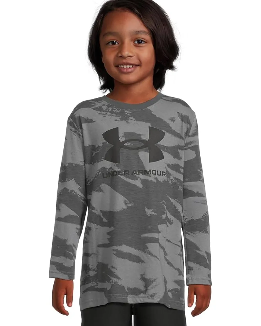 Under Armour Kids Brushed Camo Tee (Big Kid)