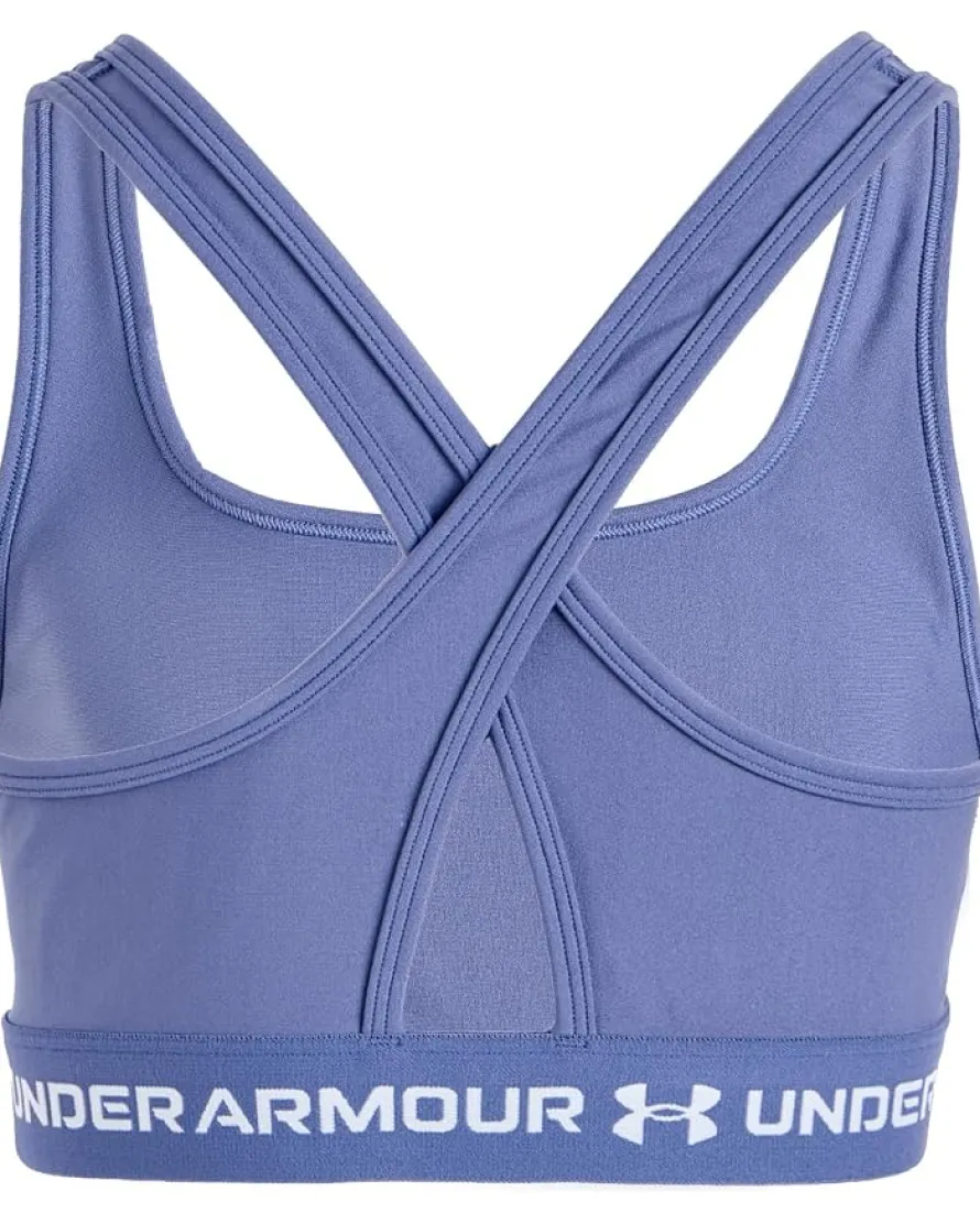 Under Armour Kids Cross-Back Mid-Impact Sports Bra (Big Kid)