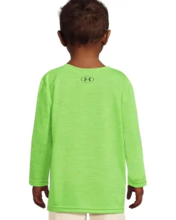 Under Armour Kids Logo Frame Twist Tech Long Sleeve (Little Kid)
