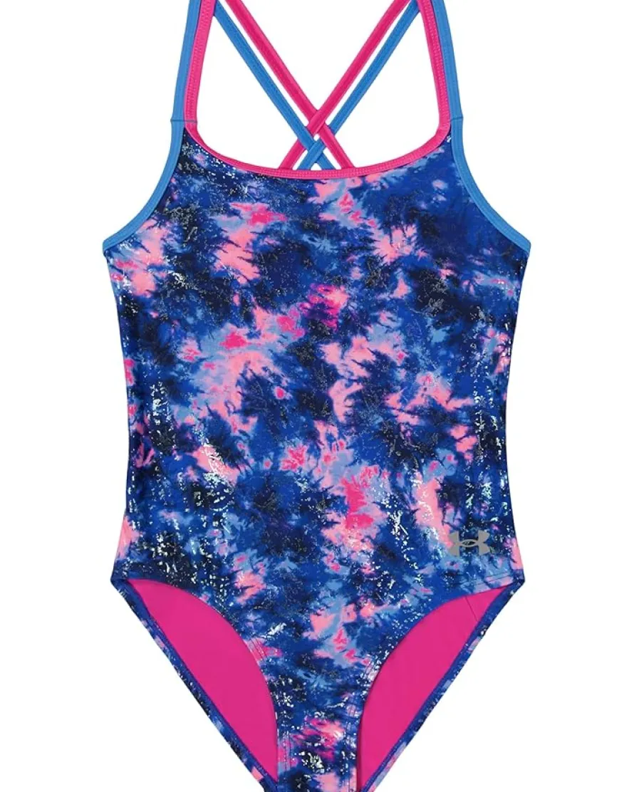 Under Armour Kids Multi Dye One-Piece Swimsuit (Little Kid)