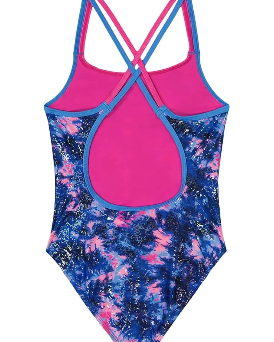 Under Armour Kids Multi Dye One-Piece Swimsuit (Little Kid)