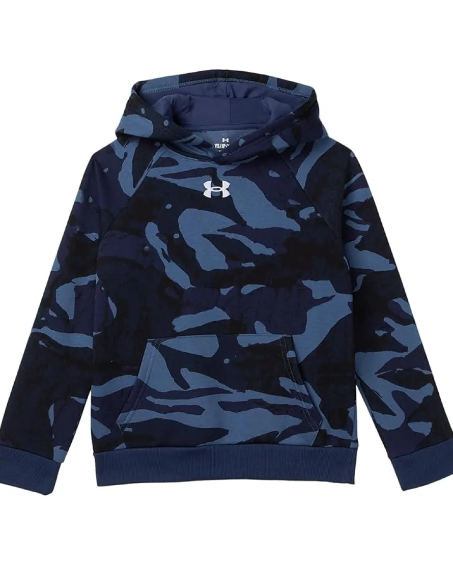 Under Armour Kids Rival Fleece Printed Hoodie (Big Kids)