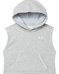 Under Armour Kids Rival Fleece Piped Sleeveless Hoodie (Big Kid)