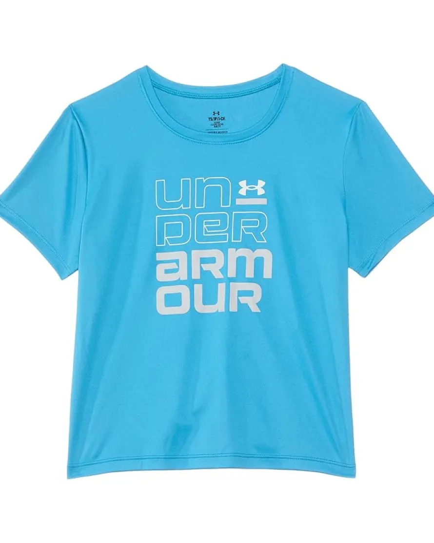 Under Armour Kids Tech Split Wordmark Short Sleeve T-Shirt (Big Kid)