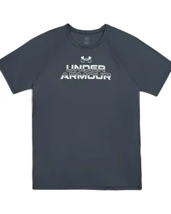 Under Armour Kids Tech Split Wordmark Short Sleeve T-Shirt (Big Kid)