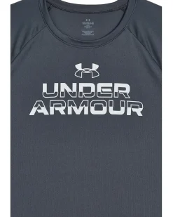 Under Armour Kids Tech Split Wordmark Short Sleeve T-Shirt (Big Kid)