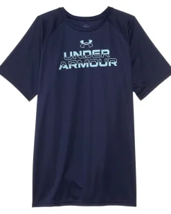 Under Armour Kids Tech Split Wordmark Short Sleeve T-Shirt (Big Kids)