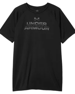 Under Armour Kids Tech Split Wordmark Short Sleeve T-Shirt (Big Kids)